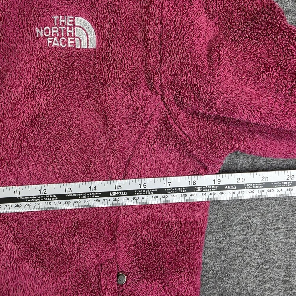 The North Face Jacket Womens Medium Pink Fleece Full Zip Soft Plush Warm Winter - Picture 7 of 9